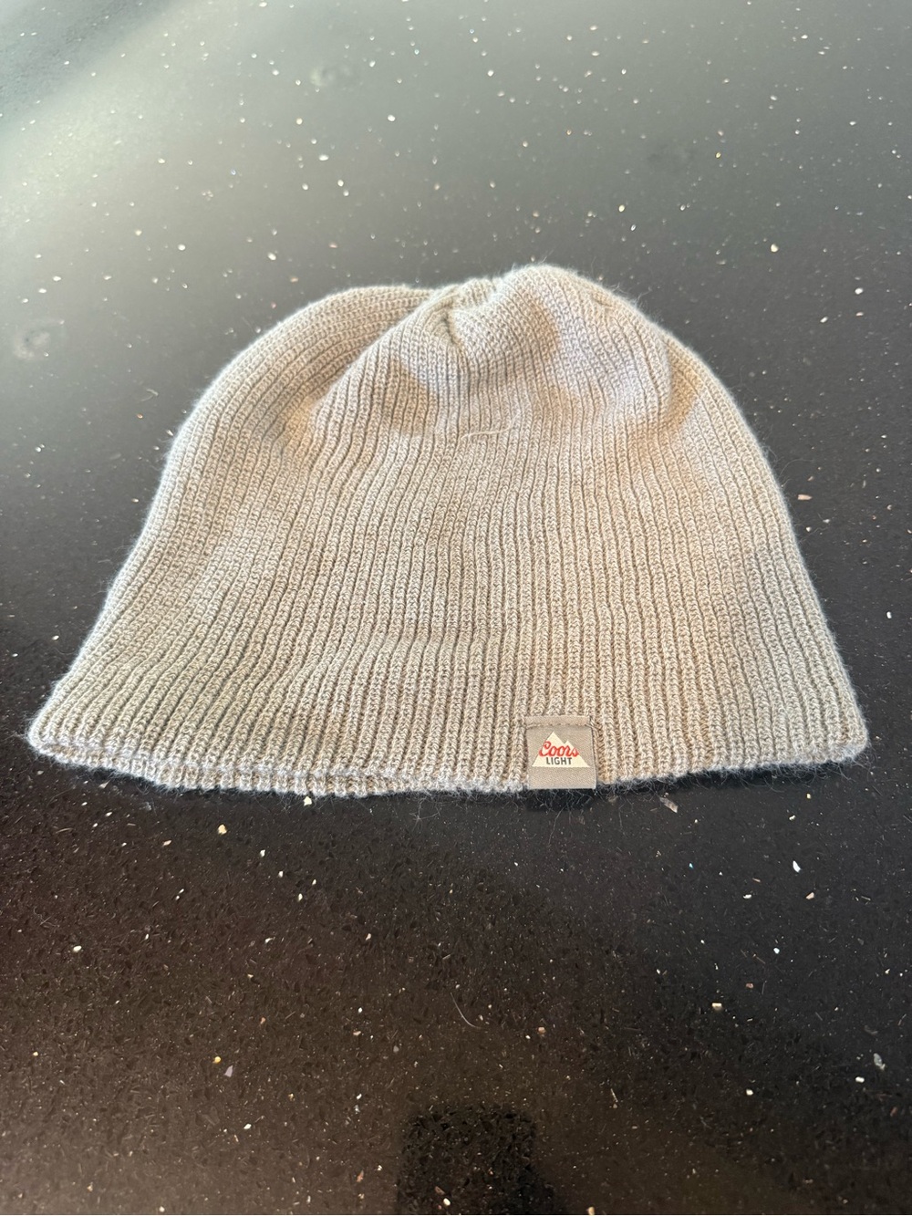 Coors Light Gray Knit Beanie